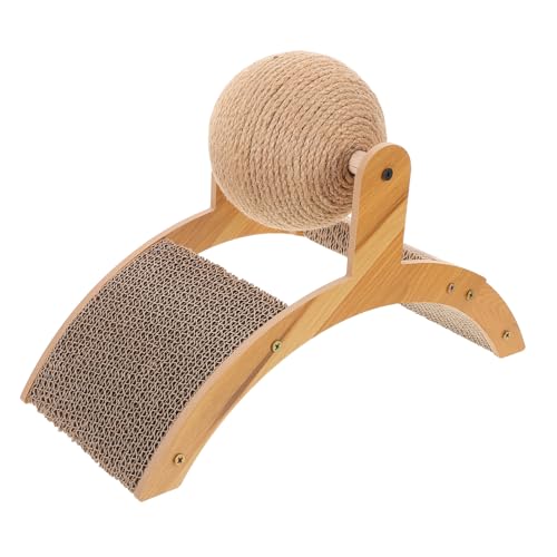 PENIKOKO Stabiler Kratzball für Katzen mit Sisal Vertikaler Kratzbaum und Interaktivem Riesenrad Design Verschleißfestes Kratzspielzeug für Kleine Räume und Katzenpflege PENIKOKO Stabiler Kratzball für Katzen mit Sisal Vertikaler Kratzbaum und Interaktivem Riesenrad Design Verschleißfestes Kratzspielzeug für Kleine Räume und Katzenpflege von PENIKOKO