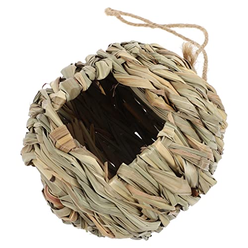 PENIKOKO Woven Bird Nest Natürlicher Hängender Vogelhaus Für Garten Und Balkon Für Vögel Zum Schlafen Und Brüten Leicht Und Tragbar Außendekoration PENIKOKO Woven Bird Nest Natürlicher Hängender Vogelhaus Für Garten Und Balkon Für Vögel Zum Schlafen Und Brüten Leicht Und Tragbar Außendekoration von PENIKOKO