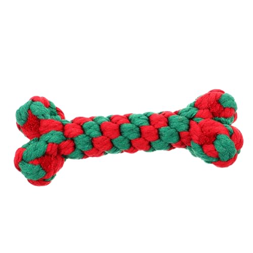 PENIKOKO Tierknochenspielzeug interaktives knete hundespielzeuge Dogs Toys Haustierbedarf groß Hundezahnknirschspielzeug Kauspielzeug für Welpen zum Zahnen Baumwollseil von PENIKOKO