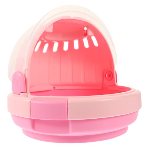 PENIKOKO Tragbarer Hamsterkäfig aus Robustem mit Belüftung Atmungsaktivem Design als Reise Transportbox für Zwerghamster und Kleine Haustiere Pinkes Handliches Tragetaschenmodell PENIKOKO Tragbarer Hamsterkäfig aus Robustem mit Belüftung Atmungsaktivem Design als Reise Transportbox für Zwerghamster und Kleine Haustiere Pinkes Handliches Tragetaschenmodell von PENIKOKO