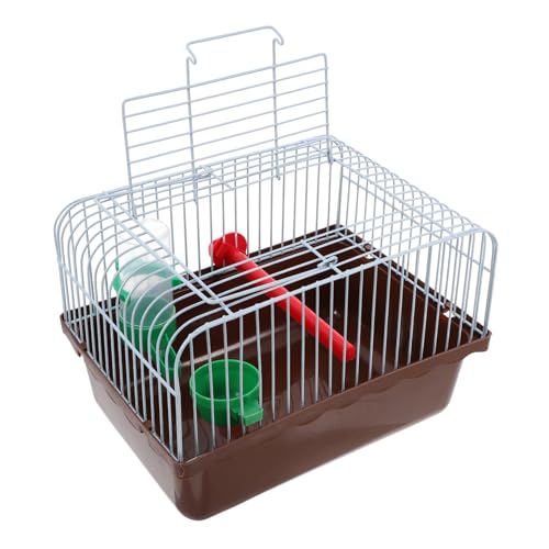 PENIKOKO Tragbarer Vogelkäfig mit Futter und Wasserspender Geräumiger Metall Transportkäfig für Wellensittiche und Papageien Sitzstange für Komfortablen Vogeltransport und Reisen von PENIKOKO
