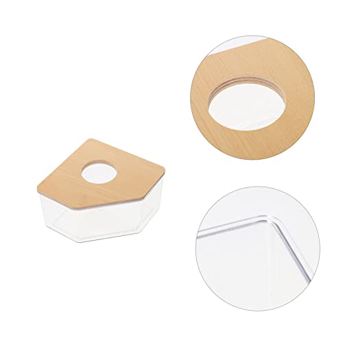 PENIKOKO Transparente Sandbad Box für Hamster und Chinchillas Multifunktionale Kleine Haustier badewanne und Toilette Einfach zu Reinigen Geruchsneutral Geeignet für Kleine Nager und von PENIKOKO