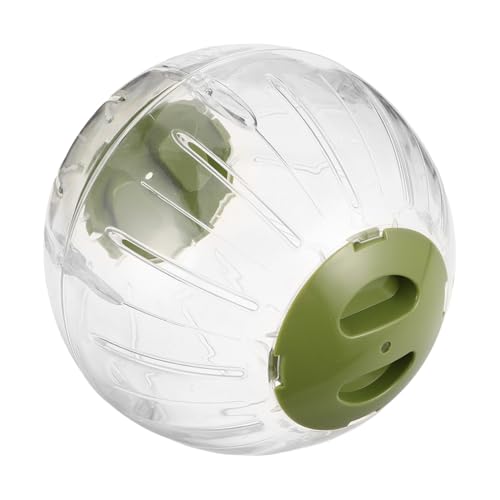 PENIKOKO Transparenter Hamster Laufball Bruchsicheres Kunststoff Trainingsrad für Kleine Haustiere Wie Hamster Rennmäuse und Eichhörnchen Spielerisches Fitness mit Guter Belüftung von PENIKOKO