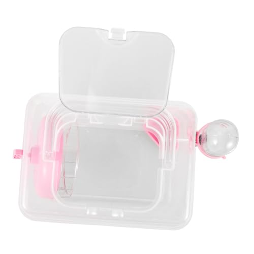 PENIKOKO Transparenter Hamsterkäfig Reisebox Kleintier Gehege Tragbar Sicher Für Mäuse Hamster Frettchen Outdoor Kleintierkäfig Mit Multifunktionalem Design Pflegeleicht Für Unterwegs PENIKOKO Transparenter Hamsterkäfig Reisebox Kleintier Gehege Tragbar Sicher Für Mäuse Hamster Frettchen Outdoor Kleintierkäfig Mit Multifunktionalem Design Pflegeleicht Für Unterwegs von PENIKOKO