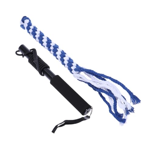 PENIKOKO Verstellbare Trainingsangel Hund Flirt Pole mit Baumwollseil für Kleine Hunde Fördert Bewegung und Geistige Auslastung Sicher und Tragbar für Gesundes Hundetraining von PENIKOKO