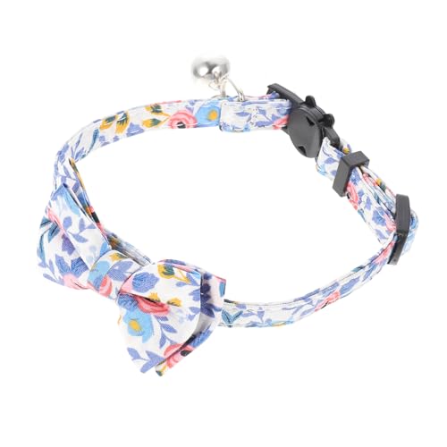 PENIKOKO Verstellbares Katzenhalsband mit Dekorativer Schleife Breit Verstellbar Modisches Haustier Accessoire für Foto Shootings und Festliche Anlässe von PENIKOKO