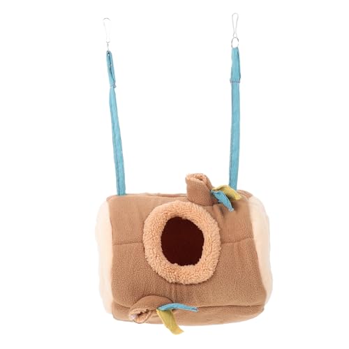PENIKOKO Warm Gefüttertes Hamsterhaus aus Baumwolle Kleines Haustier Nest für Winter Geeignet für Hamster Meerschweinchen Flugbeutler und Andere Kleintiere Komfortables Schlafbett für von PENIKOKO
