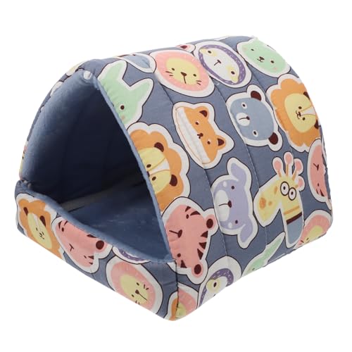 PENIKOKO Warmes Kleintierbett aus Atmungsaktivem Material Kleines Winternest für Hamster Meerschweinchen und Kaninchen Komfortables Schlafhaus für Kleine Haustiere Sichere und Langlebige PENIKOKO Warmes Kleintierbett aus Atmungsaktivem Material Kleines Winternest für Hamster Meerschweinchen und Kaninchen Komfortables Schlafhaus für Kleine Haustiere Sichere und Langlebige von PENIKOKO