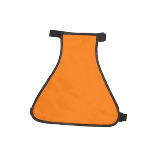 PENIKOKO Wasserdichter Verstellbarer Regenmantel für Hunde Ultraleichtes Atmungsaktives Bauchschutz Outfit in Orange S für Kleine Hunde und Welpen bei Regenwetter von PENIKOKO