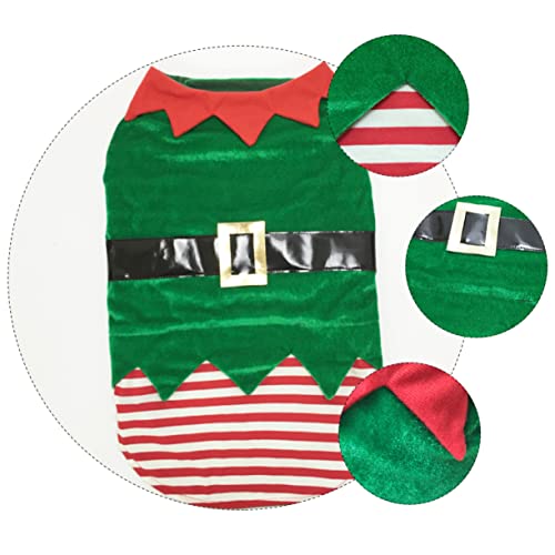 PENIKOKO Weihnachtliches Hundekostüm XL Grüner Elfen Overall Material Strapazierfähig Festliche Haustier Verkleidung Für Haustiere PENIKOKO Weihnachtliches Hundekostüm XL Grüner Elfen Overall Material Strapazierfähig Festliche Haustier Verkleidung Für Haustiere von PENIKOKO