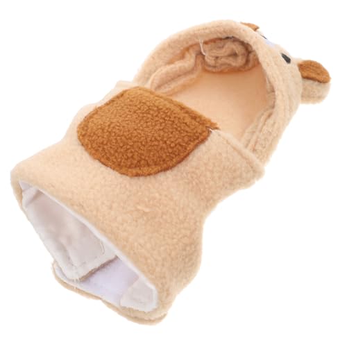 PENIKOKO Winter Vogel Outfit für Nymphensittiche und Liebesvögel Warmes und Atmungsaktives Hoodie Kostüm für Kuschelige Kleidung für Kalte Monate für Papageien und Kleine Haustiere von PENIKOKO