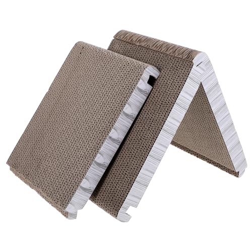 PENIKOKO Zusammenklappbarer Kratzbaum Für Katzen Post Schleifen Kratzbaum Für Katzen Aus Sisal Kratzen Horizontal Unterlage Vertikale Kätzchen Kratzbrett Ecke Autokratzer Möbel Wellpapier PENIKOKO Zusammenklappbarer Kratzbaum Für Katzen Post Schleifen Kratzbaum Für Katzen Aus Sisal Kratzen Horizontal Unterlage Vertikale Kätzchen Kratzbrett Ecke Autokratzer Möbel Wellpapier von PENIKOKO