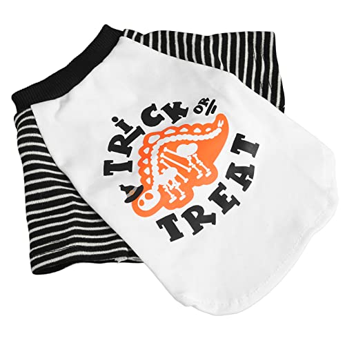PENO Atmungsaktives Haustier-T-Shirt, einfach zu tragen, lose Hunde-T-Shirts, Halloween-Hundemuster für Halloween-Party, Festliche Haustierkleidung XS PENO Atmungsaktives Haustier-T-Shirt, einfach zu tragen, lose Hunde-T-Shirts, Halloween-Hundemuster für Halloween-Party, Festliche Haustierkleidung XS von PENO