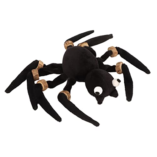 PENO Halloween-Katzenspielzeug, Stress abbauen, Exquisite Verarbeitung, Halloween-Spinnen-Haustierspielzeug, schwarz, lebensecht für Weihnachtsfeierhunde von PENO