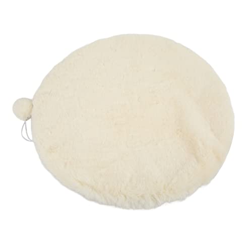 PENO Haustier-Schlafmatte, rutschfeste Haustierbettmatte, Leicht zu Reinigendes Weiches Material mit Kleinem Schlafball Käse weiß von PENO