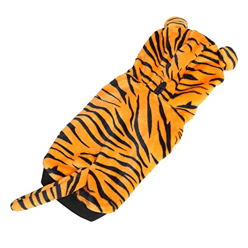 Tiger Dog Hoodie, weiche Polyester-Baumwoll-Tiger-Hundekleidung für Partys XL Tiger Dog Hoodie, weiche Polyester-Baumwoll-Tiger-Hundekleidung für Partys XL von PENO