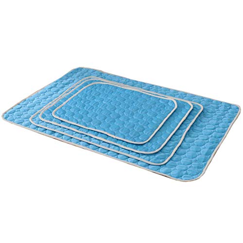 1 stück Kühlung Haustier Kissen Betten Für Hund Sommer Hund Kissen Für Reise Autositz Hundematte Plaid Easy Clean Dogs Supplies, blau 2,50x40 cm 1 stück Kühlung Haustier Kissen Betten Für Hund Sommer Hund Kissen Für Reise Autositz Hundematte Plaid Easy Clean Dogs Supplies, blau 2,50x40 cm von PENVEAT