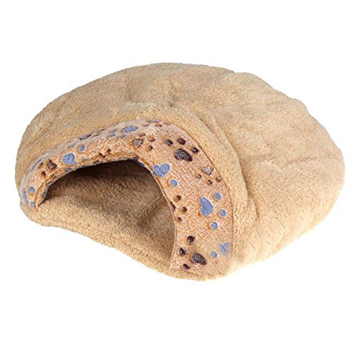 PENVEAT Neu Neu Winter Warm Haustier Hund Katze Bett Haus Kissen Halbbezug Bett Schlafsack Komfortabel Niedlich Hamburger Form Plüsch, Hellgrau, M PENVEAT Neu Neu Winter Warm Haustier Hund Katze Bett Haus Kissen Halbbezug Bett Schlafsack Komfortabel Niedlich Hamburger Form Plüsch, Hellgrau, M von PENVEAT