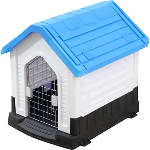 Haustierhaus for Hunde im Freien Kleines Haustier-Hundehaus, wasserdichter Zwinger for Gartenrasen, atmungsaktiv, bequem, (Size : 58.8 * 69 * 66cm) von PEPDRO