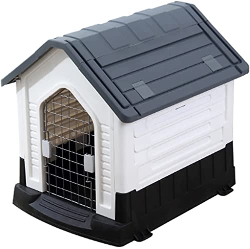 Pet House Outdoor Dog Small Pet Dog House, Wasserdichter Zwinger for Gartenrasen, Atmungsaktiv Bequem (Size : 58.8 * 69 * 66cm) von PEPDRO