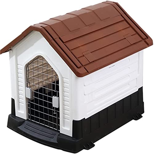 Pet House Outdoor Dog Small Pet Dog House, Wasserdichter Zwinger for Gartenrasen, Atmungsaktiv Bequem (Size : 58.8 * 69 * 66cm) von PEPDRO