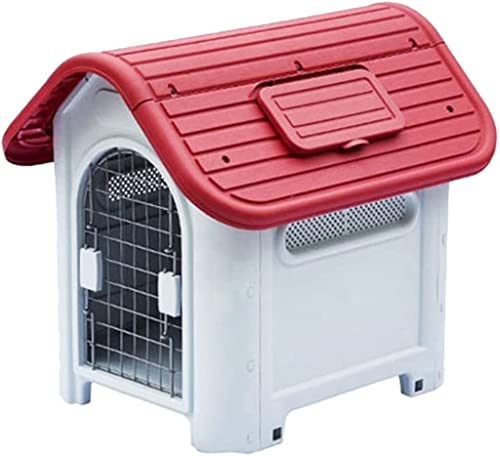 Pet House Outdoor Dog Ventilation Dog House, wasserdichter Retrieverkäfig, geräumige und komfortable Hundevilla, einfache Installation (Size : L) von PEPDRO
