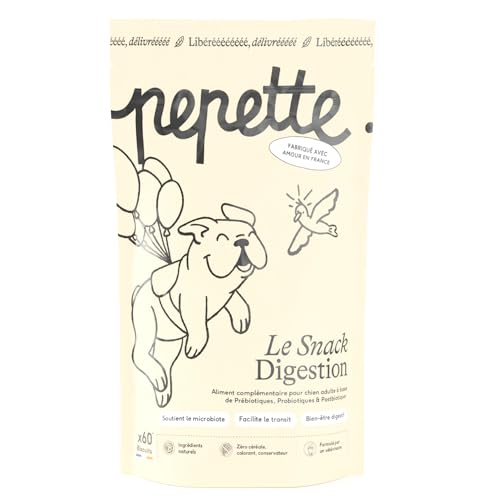 Nahrungsergänzungsmittel für Hunde: Snack Verdauung von PEPETTE
