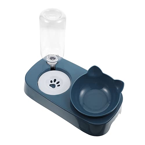PEPLAYTAL 1 Satz Automatischer Futternapf für Katzen und Rutschfester Wasserspender Höhenverstellbar aus Sicherem Robustem für Vielbeschäftigte Tierbesitzer Abnehmbares Design für Einfache PEPLAYTAL 1 Satz Automatischer Futternapf für Katzen und Rutschfester Wasserspender Höhenverstellbar aus Sicherem Robustem für Vielbeschäftigte Tierbesitzer Abnehmbares Design für Einfache von PEPLAYTAL