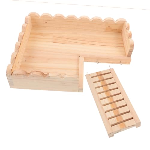 PEPLAYTAL Hamster Holzplattform Spielzeug Verstellbare Hamsterspielzeugzubehör Für Ratten Meerschweinchen Zwerghamster Robuste Plattform Mit Kletterleiter Tiergerechte Spielecke Für PEPLAYTAL Hamster Holzplattform Spielzeug Verstellbare Hamsterspielzeugzubehör Für Ratten Meerschweinchen Zwerghamster Robuste Plattform Mit Kletterleiter Tiergerechte Spielecke Für von PEPLAYTAL