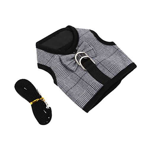 PEPLAYTAL 1 Satz Hübsches Hasen Geschirr mit Leine Teiliges Stilvolles Design für Kleine für Tägliche und Festlichkeiten Bequem und Sicher für Haustier PEPLAYTAL 1 Satz Hübsches Hasen Geschirr mit Leine Teiliges Stilvolles Design für Kleine für Tägliche und Festlichkeiten Bequem und Sicher für Haustier von PEPLAYTAL