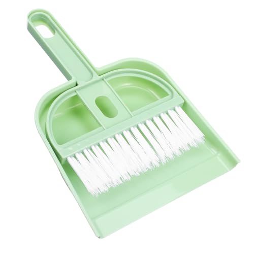 PEPLAYTAL 1 Satz Kleines Besenset Haustier Hamster Reiniger Kaninchen Käfig Hund Multifunktions Hase Kleine Kehrschaufel Light Green Abs von PEPLAYTAL
