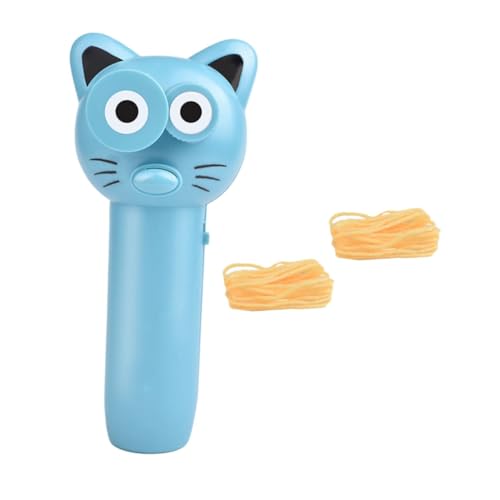 PEPLAYTAL 1 Satz Seilwerfer für kinderspielzeug hundespielzeuge Toys Fokussierendes Seilstartspielzeug Haustier neckendes Seil Abs Blue von PEPLAYTAL