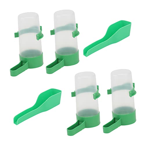 PEPLAYTAL 1 Satz Vogeltränke Hirse Automatische Haustierfuttermittel Käfig Behälter Vogel Wasser vogelfutterspender vogelfutterhäuschen Birdfeeder Wasserfontäne Haustierbedarf Plastik Green von PEPLAYTAL