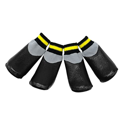 PEPLAYTAL 1 Satz Winterschuhe Winterstiefel Winterboots noppenschuhe antirutsch Schuhe hundekleidung Socken Hundeschuhe Schuhe für Hunde Wasser Hündchen Größe rutschfeste Schuhe Regenstiefel von PEPLAYTAL