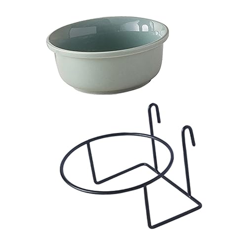 PEPLAYTAL 1 Set Hängender Haustiernapf Erhöhter Keramik Katzennapf Katzenwassernapf Kätzchen Hängender Haustiernapf Erhöhter Haustiernapf Hundewassernapf Fütterung Erhöhte Näpfe von PEPLAYTAL