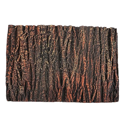 PEPLAYTAL 1 Stück Aquarium Hintergrundbrett Korkenrinde künstlich Reptilienmatte aus Korkfliesen naturdeko Aquarium Zubehör Aquarium-Hintergrundtafel Aquarium dekorative Hintergrundplatte Pu von PEPLAYTAL