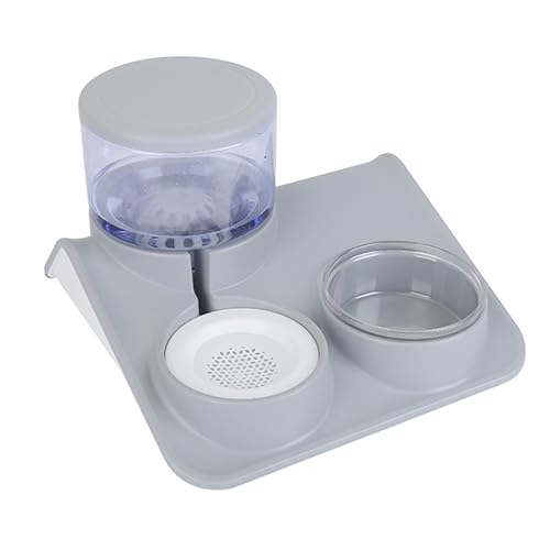 PEPLAYTAL 1 Stück Automatischer Pet Wassernapf für Katzen mit Separatem Futterbehälter und Großem Fassungsvermögen zu Reinigen Hygienisch für Unterwegs PEPLAYTAL 1 Stück Automatischer Pet Wassernapf für Katzen mit Separatem Futterbehälter und Großem Fassungsvermögen zu Reinigen Hygienisch für Unterwegs von PEPLAYTAL