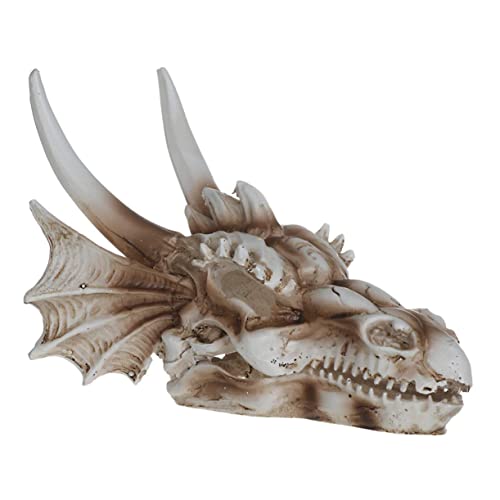 PEPLAYTAL 1 Stück Dinosaurier-Schädel-Ornament Fischversteck Turtle Panzerzubehör Wasserversteckhütte künstlich wohnungseinrichtung wohnungsdeko Landschaftsrequisite Aquariumdekor Harz von PEPLAYTAL