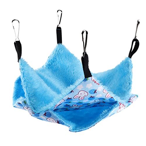 PEPLAYTAL 1stück Pet Hanging Bed Für Hamster Wärmende Doppellagige Hängematte Für Kleine Haustiere Bequeme Und Praktische Schlaflösung Für Hamster Und Meerschweinchen PEPLAYTAL 1stück Pet Hanging Bed Für Hamster Wärmende Doppellagige Hängematte Für Kleine Haustiere Bequeme Und Praktische Schlaflösung Für Hamster Und Meerschweinchen von PEPLAYTAL