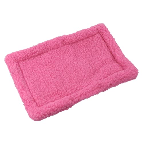 PEPLAYTAL 1 Stück Hamster Wärmekissen Langlebige Schlafmatte für Kleine Haustiere Winter Unterlage für Hamster und Nagetiere Rosa Tierbedarf PEPLAYTAL 1 Stück Hamster Wärmekissen Langlebige Schlafmatte für Kleine Haustiere Winter Unterlage für Hamster und Nagetiere Rosa Tierbedarf von PEPLAYTAL