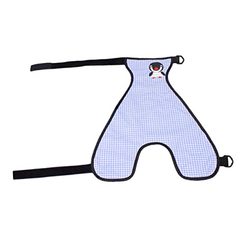 PEPLAYTAL 1 Stück Haustier wasserdichte Kleidung Bauchdecke für Haustiere Hund Bauch Abdeckung Haustier-Lätzchen verstellbare hundekleidung Sky-Blue von PEPLAYTAL