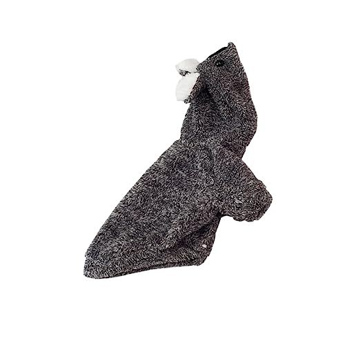 PEPLAYTAL 1 Stück Hund warme Kleidung züchten Outfits Welpe pet Supplies hundemantel Haustieroutfit Tierkleidung Haustierbekleidung Dog Sweater Winterkostüm für Haustiere Hundekleidung Black von PEPLAYTAL