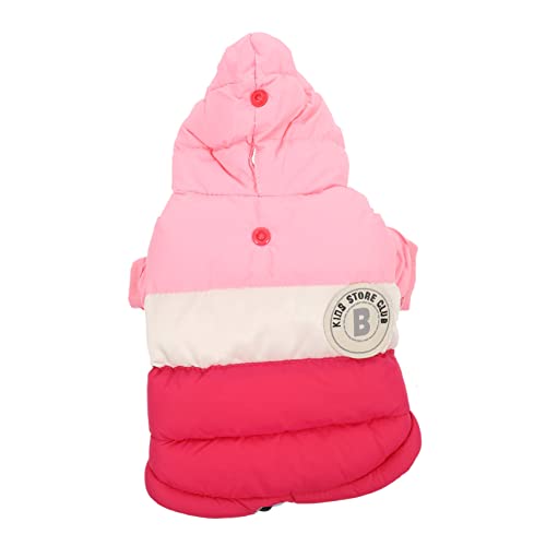 PEPLAYTAL 1 Stück Hundemantel Winterjacke für Kleine Warm und Bequem Kapuzenjacke mit Öffnung für Hundeleine Stylisches Design für Fotoshootings von PEPLAYTAL