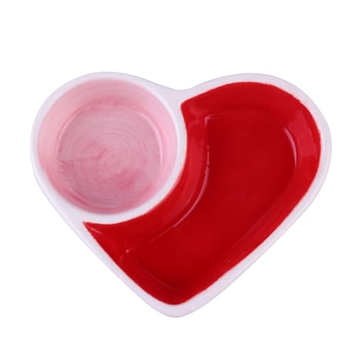 PEPLAYTAL 1 Stück Keramischer Futternapf für Kleintiere Runder Tiernapf für Hamster Mäuse und Meerschweinchen Langlebig und Sicher für Nassfutter PEPLAYTAL 1 Stück Keramischer Futternapf für Kleintiere Runder Tiernapf für Hamster Mäuse und Meerschweinchen Langlebig und Sicher für Nassfutter von PEPLAYTAL