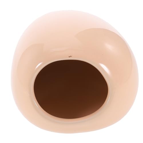 PEPLAYTAL 1 Stück Keramisches Hamster Nest Waschbares Kühlbett für Kleine Haustiere für Zuhause und Unterwegs Sorgt für und Gute Schlafqualität Zufällige Farbe Zufällige Farbe von PEPLAYTAL