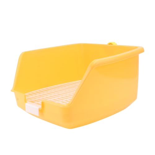 PEPLAYTAL 1 Stück Kleintier Toilette für Meerschweinchen und Chinchillas Großer Urintopf mit Rutschfestem Design zu Reinigen für Käfige und Gehege Haustierzubehör für Drinnen und Draußen PEPLAYTAL 1 Stück Kleintier Toilette für Meerschweinchen und Chinchillas Großer Urintopf mit Rutschfestem Design zu Reinigen für Käfige und Gehege Haustierzubehör für Drinnen und Draußen von PEPLAYTAL