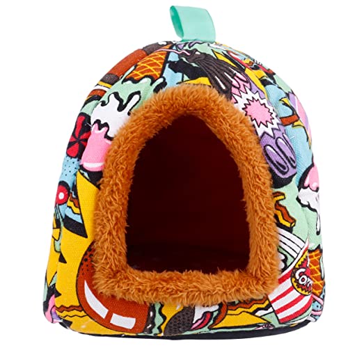 PEPLAYTAL 1 Stück Kuschelhöhle für Hamster und Kleintiere Weiche und Bequeme Hamsterhöhle aus Strapazierfähigem Material für Schlaf für Hamster Meerschweinchen und Andere Haustiere von PEPLAYTAL