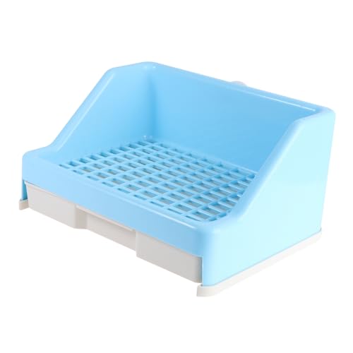 PEPLAYTAL 1 Stück Schublade Toilettenschüssel Tabletts Hasenbett Für Kaninchenbett Häschen Toilette Drinnen Kaninchen-toilettenstreu Kaninchen -toilettenschale Blue Plastik PEPLAYTAL 1 Stück Schublade Toilettenschüssel Tabletts Hasenbett Für Kaninchenbett Häschen Toilette Drinnen Kaninchen-toilettenstreu Kaninchen -toilettenschale Blue Plastik von PEPLAYTAL
