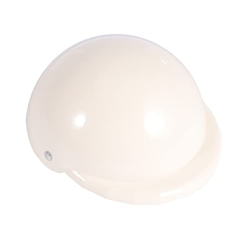 PEPLAYTAL 1 Stück Sicherheitshut für Hund Bausatz Hund Schatten Regenmantel für Hunde Hundemützen für große Hunde pet Supplies haustierbedarf Haustiergeschenk Haustierhelm Welpenhelm Weiß von PEPLAYTAL