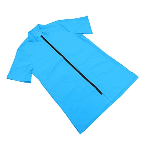 PEPLAYTAL 1 Stück Tierfriseur wasserdichte schürze Tierpflege Arbeitskleidung Schürze für Tierklinik Salon Pflegekleidung Aqua Arbeitskleidung für Haustiere Haustierpflegeuniform Nylon Blue von PEPLAYTAL